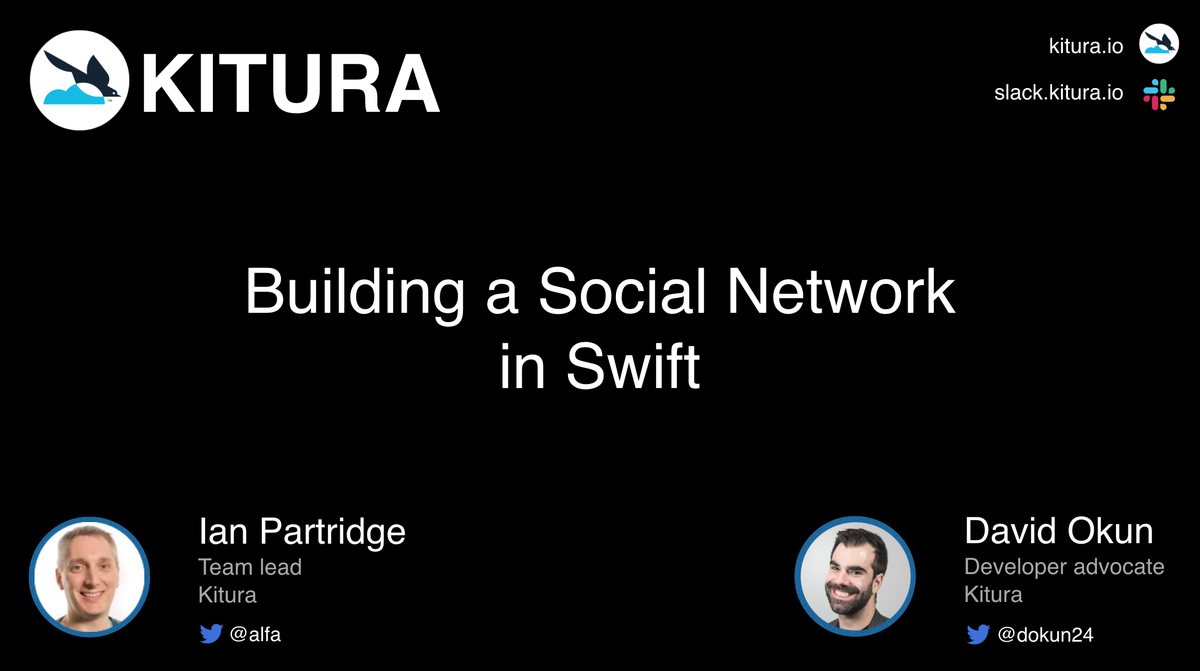 a social network in Swift